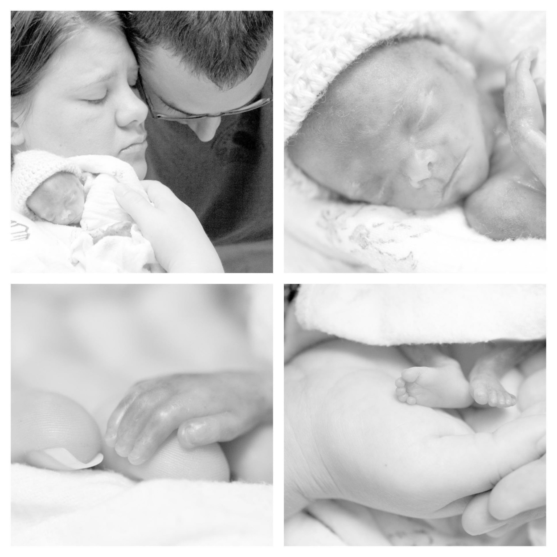 Photographs from Aidan's early days