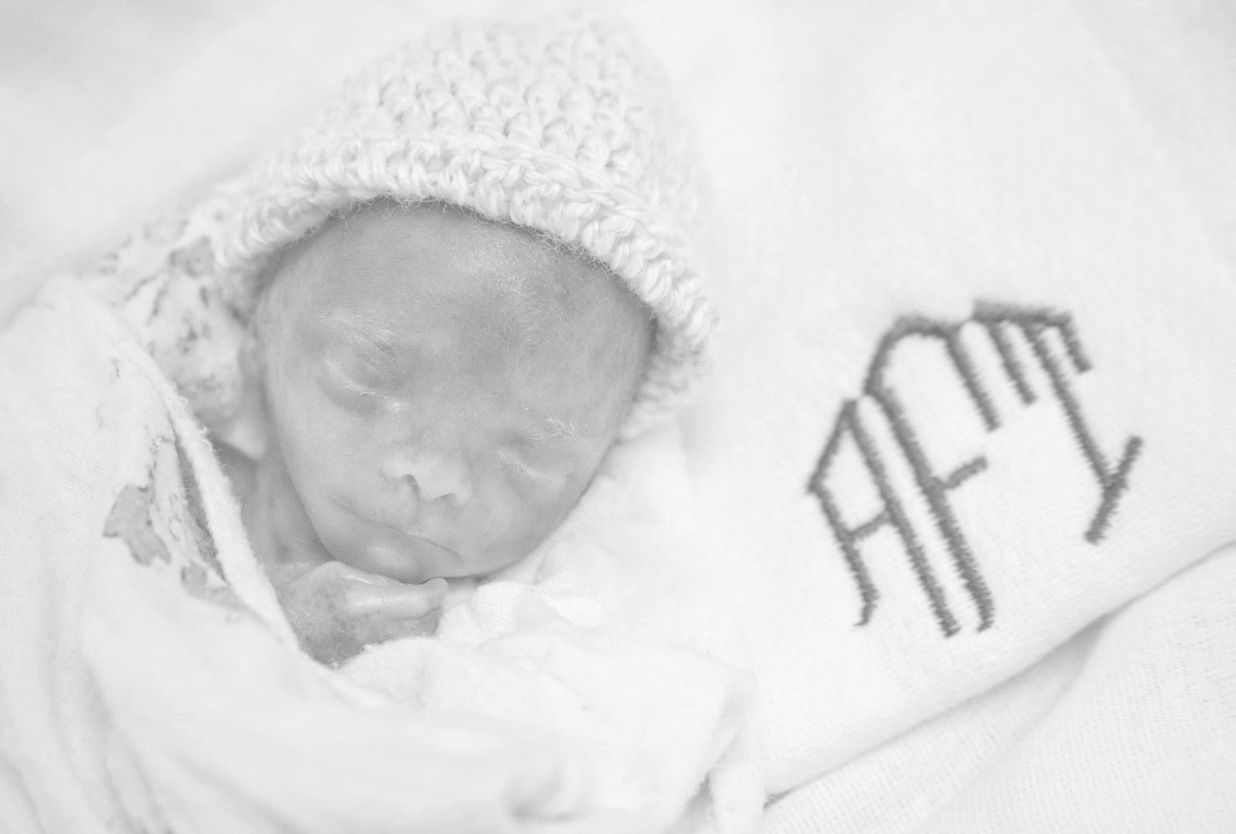Aidan sleeping peacefully